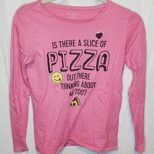 Girls Pink Long Sleeve Tee Shirt Top Size XL By the Childrens Place